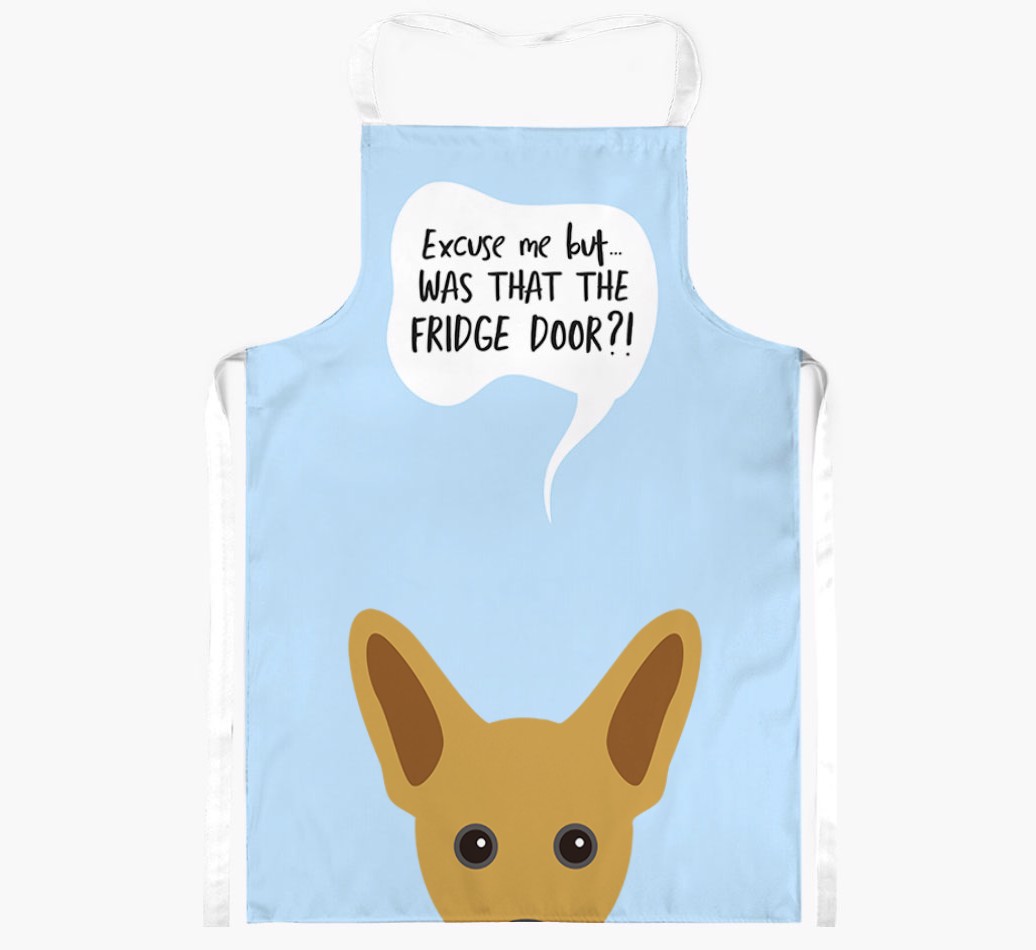 Was That The Fridge Door: Personalized {breedFullName} Apron