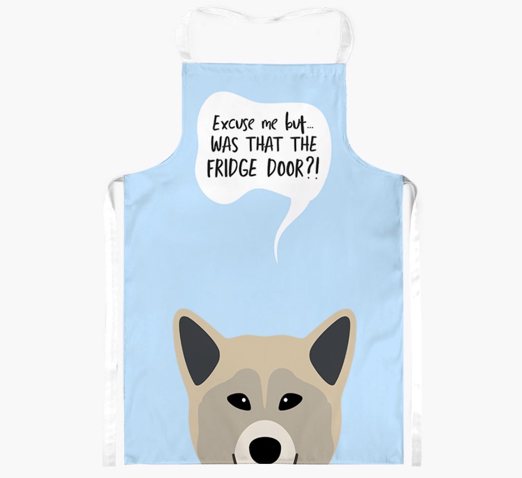 Was That The Fridge Door: Personalized {breedFullName} Apron
