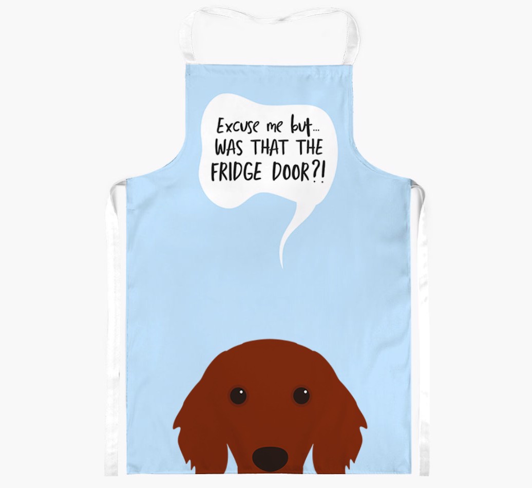Was That The Fridge Door: Personalised {breedFullName} Apron