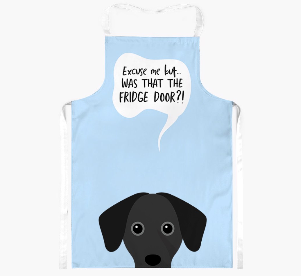 Was That The Fridge Door: Personalized {breedFullName} Apron