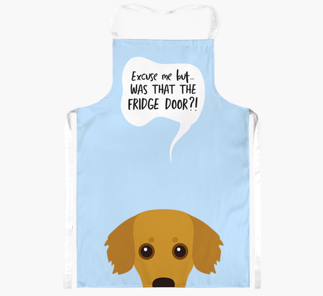 Was That The Fridge Door: Personalised {breedFullName} Apron