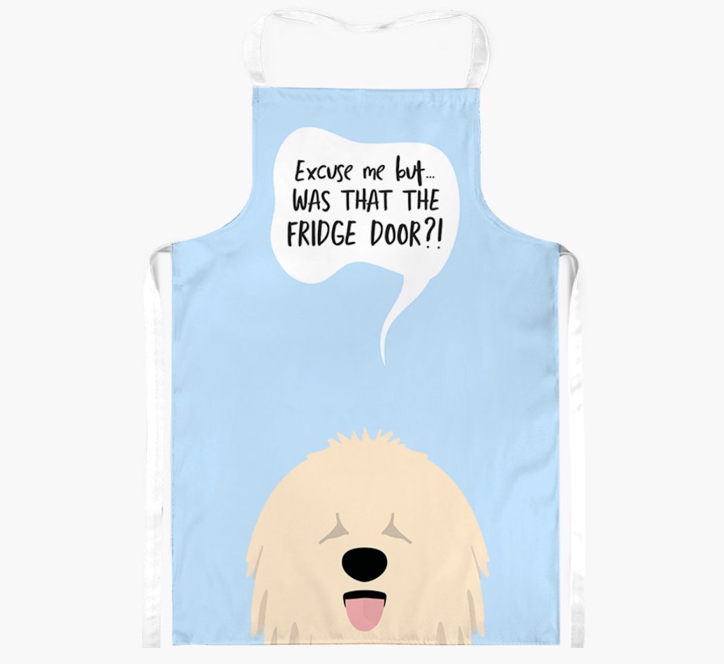 Was That The Fridge Door: Personalized {breedFullName} Apron