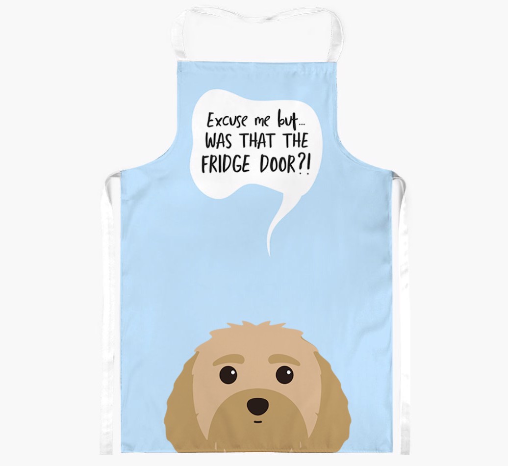 Was That The Fridge Door: Personalized {breedFullName} Apron