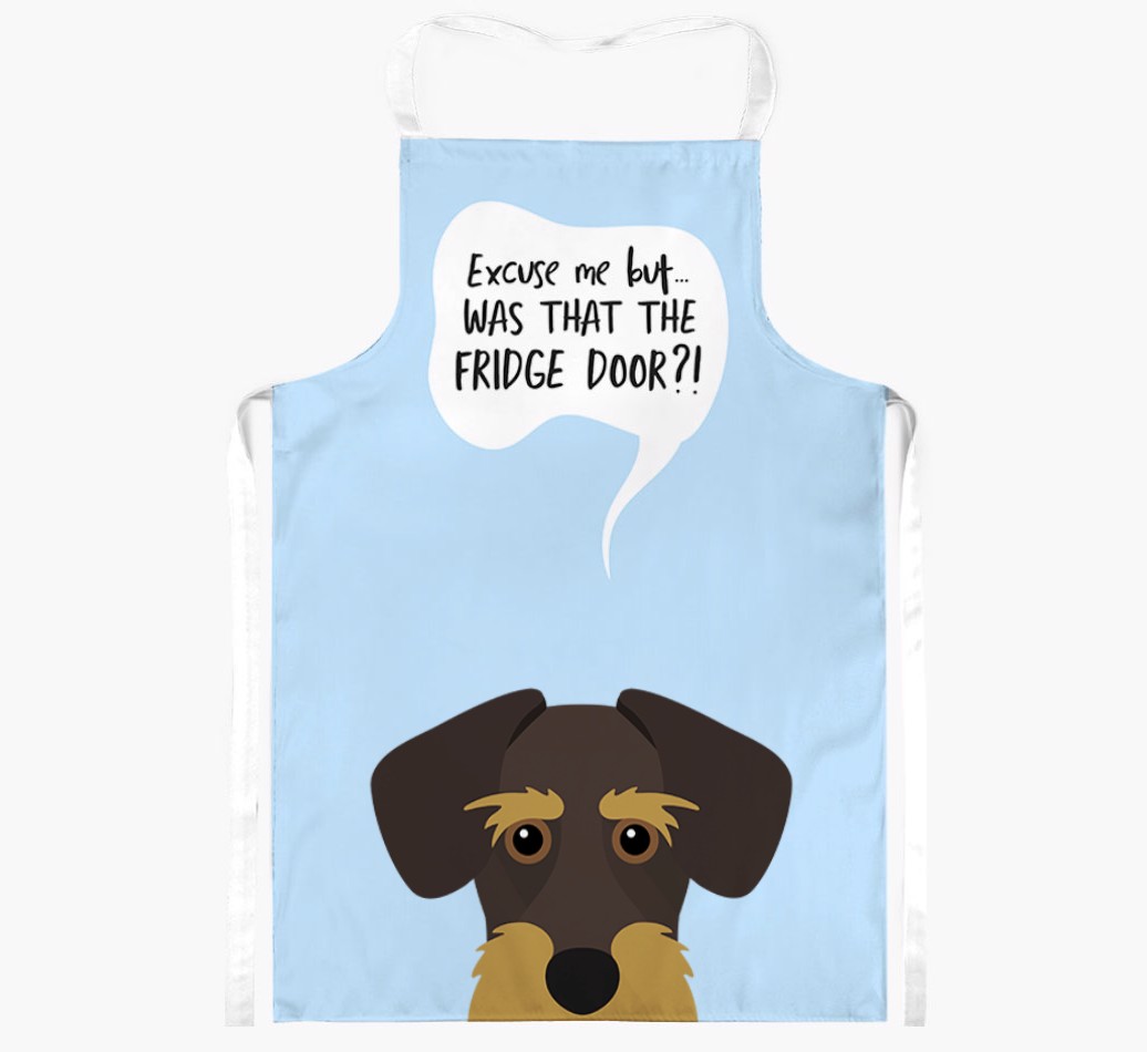 Was That The Fridge Door: Personalized {breedFullName} Apron