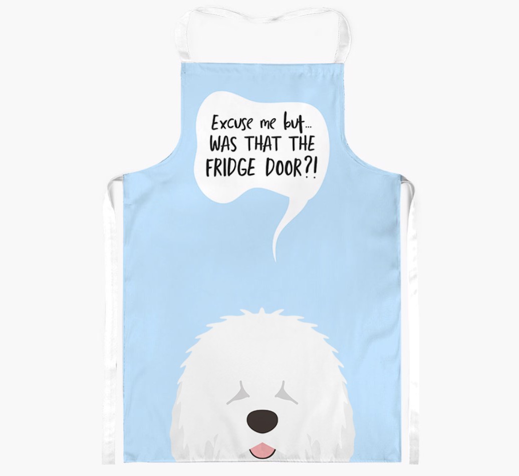 Was That The Fridge Door: Personalized {breedFullName} Apron