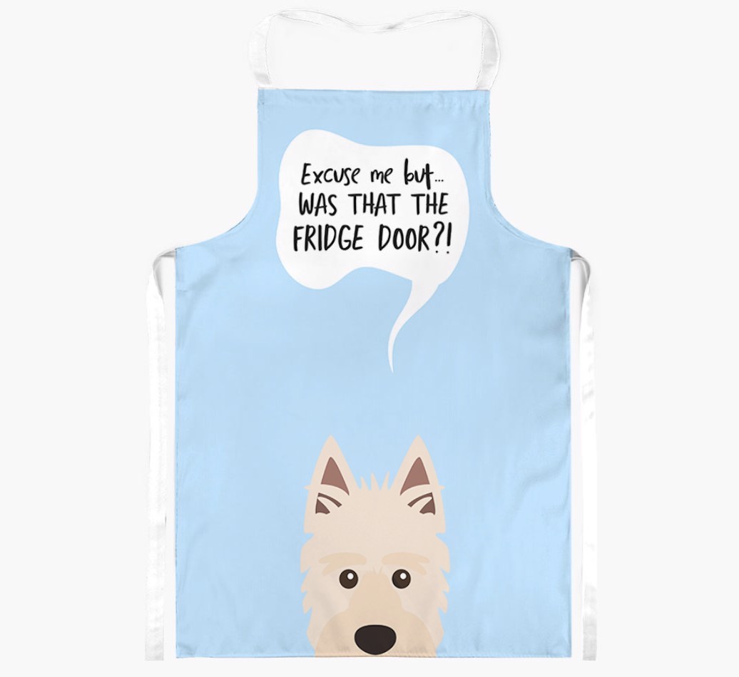 Was That The Fridge Door: Personalised {breedFullName} Apron
