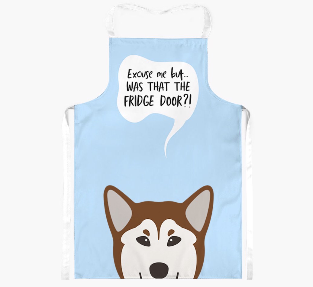 Was That The Fridge Door: Personalized {breedFullName} Apron