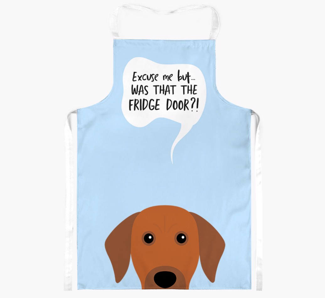 Was That The Fridge Door: Personalised {breedFullName} Apron