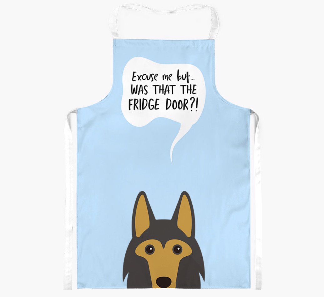 Was That The Fridge Door: Personalized {breedFullName} Apron