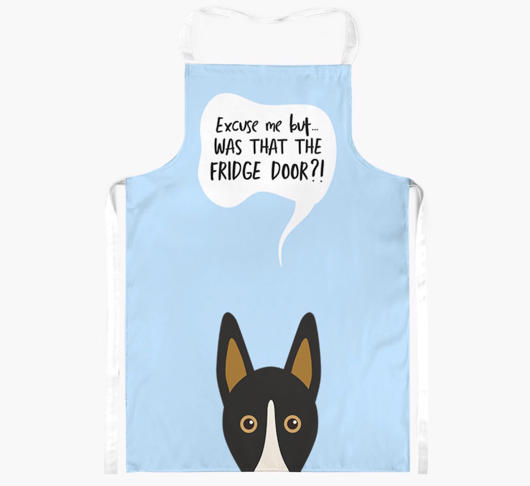Was That The Fridge Door: Personalized {breedFullName} Apron