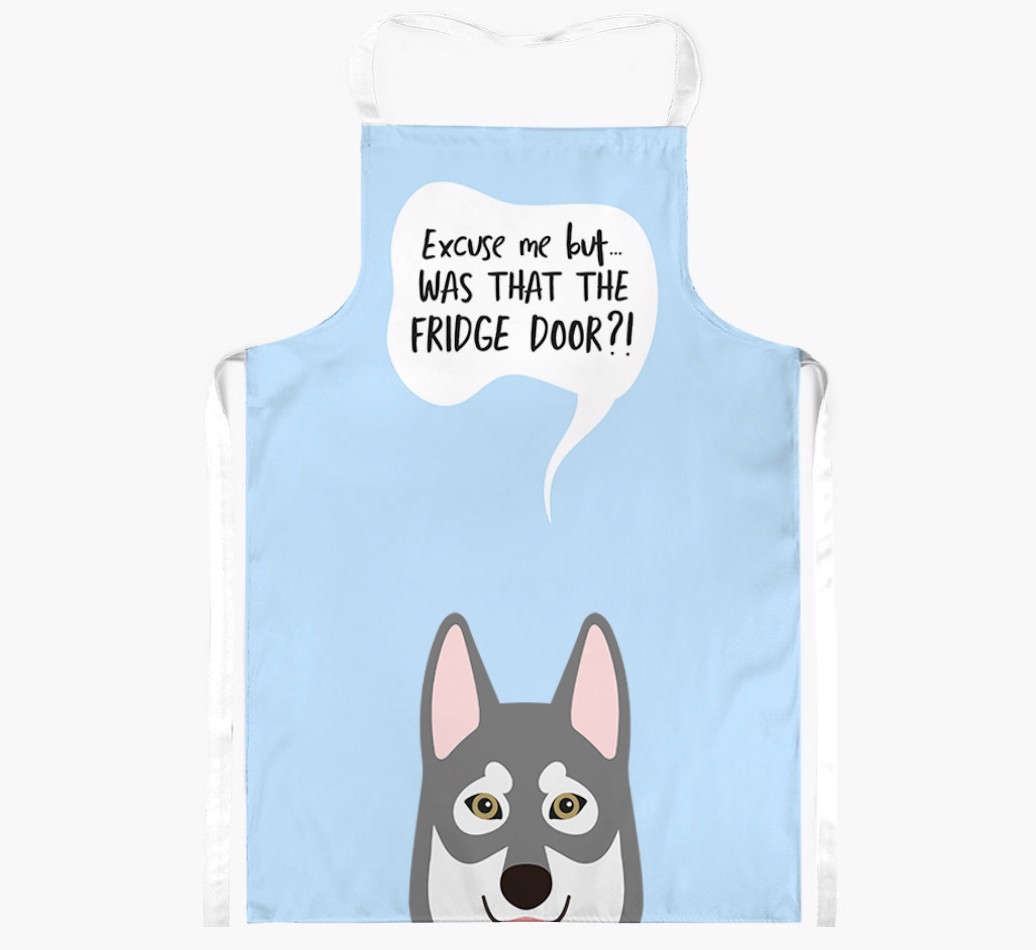 Was That The Fridge Door: Personalized {breedFullName} Apron