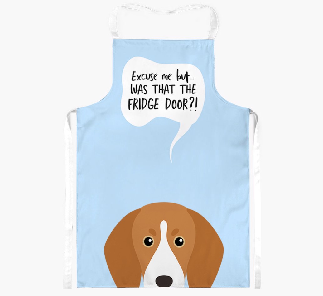 Was That The Fridge Door: Personalised {breedFullName} Apron