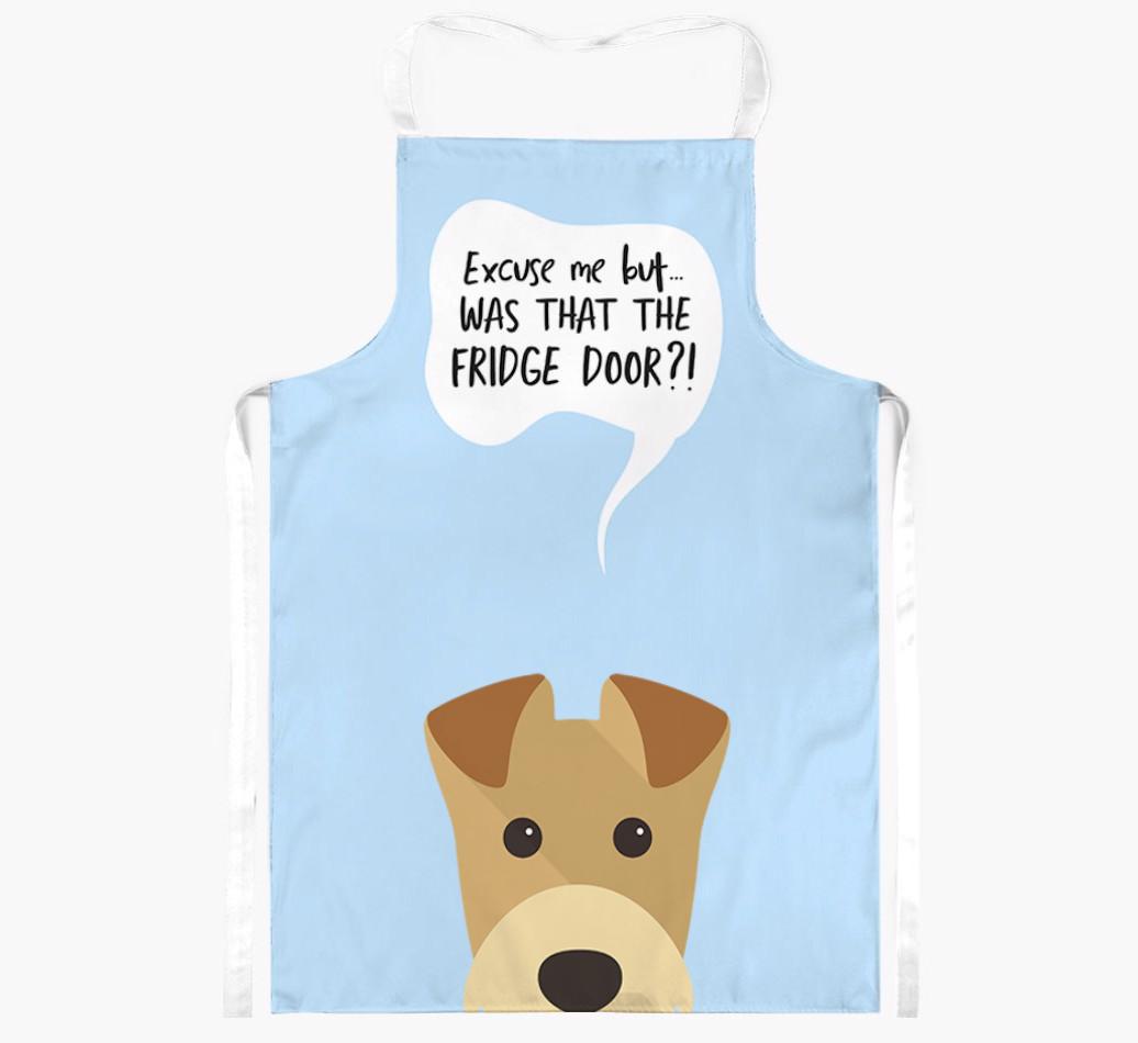 Was That The Fridge Door: Personalized {breedFullName} Apron