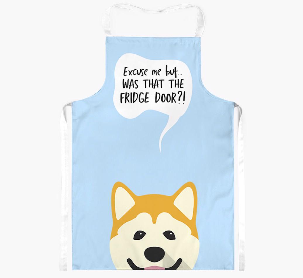 Was That The Fridge Door: Personalized {breedFullName} Apron