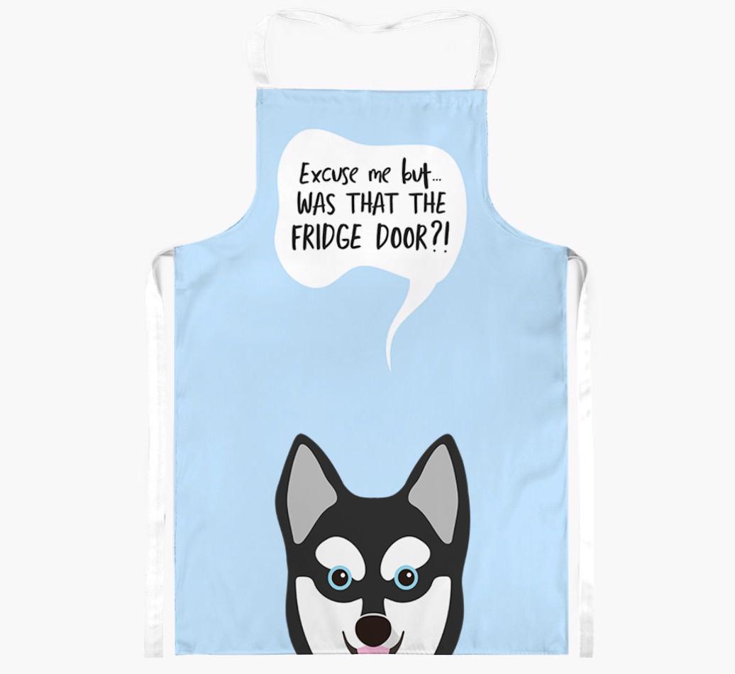 Was That The Fridge Door: Personalized {breedFullName} Apron