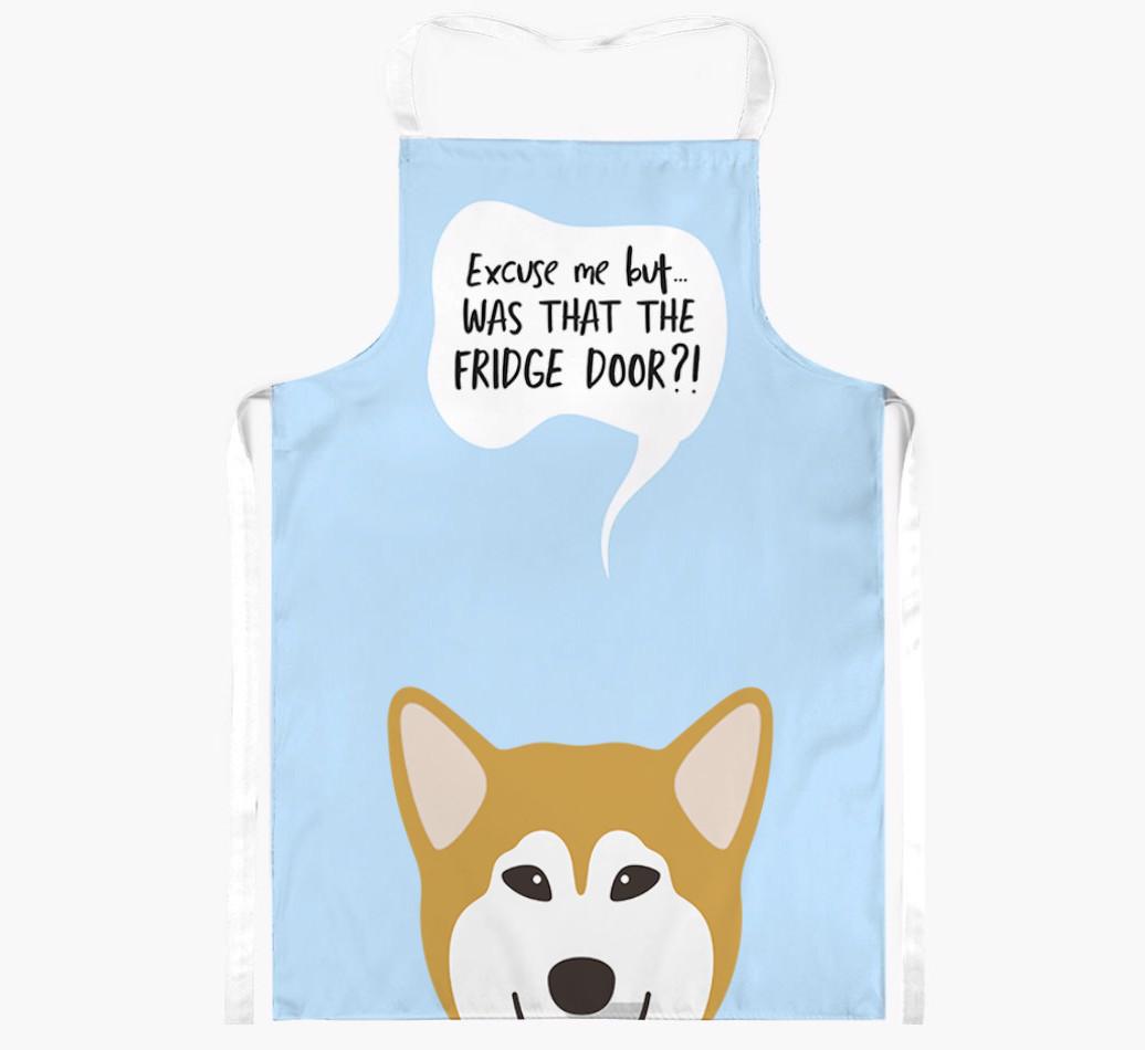 Was That The Fridge Door: Personalized {breedFullName} Apron