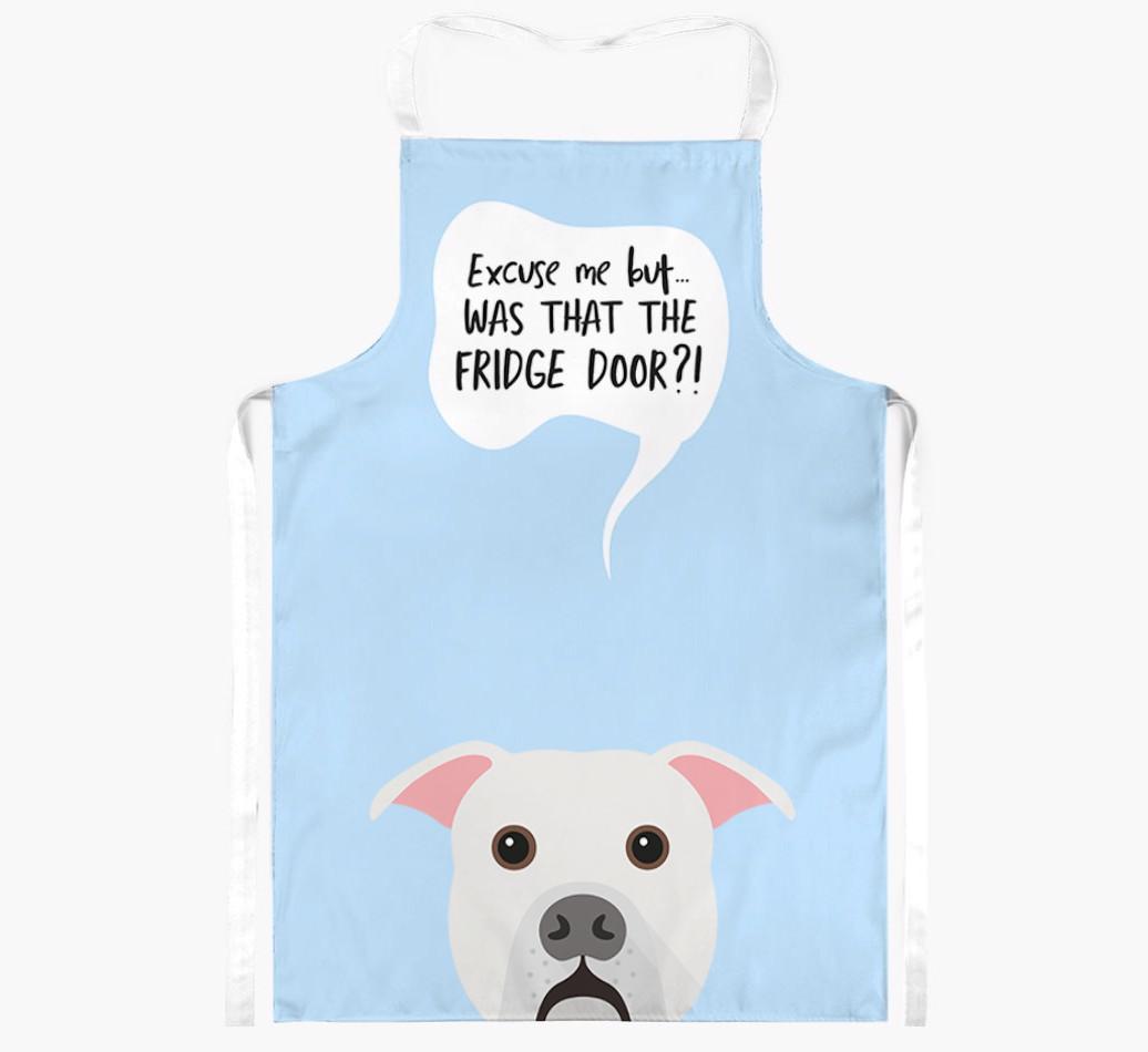 Was That The Fridge Door: Personalized {breedFullName} Apron