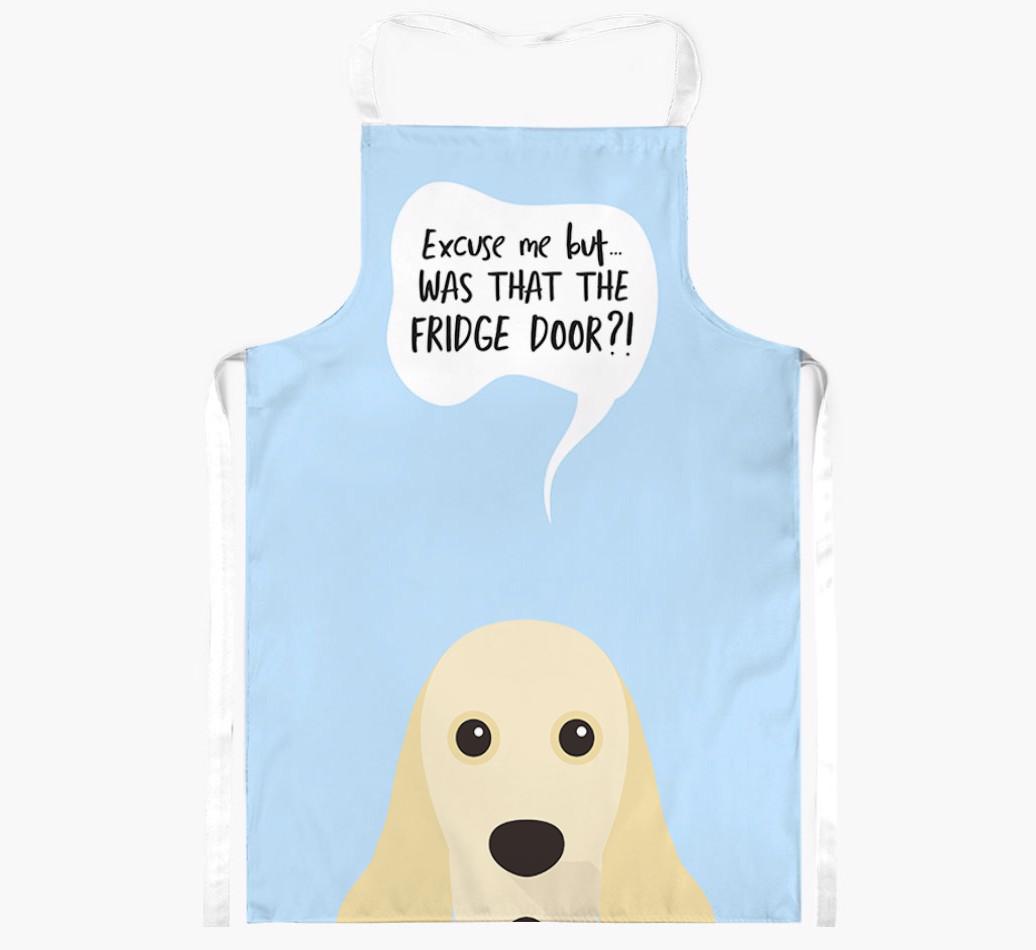 Was That The Fridge Door: Personalized {breedFullName} Apron
