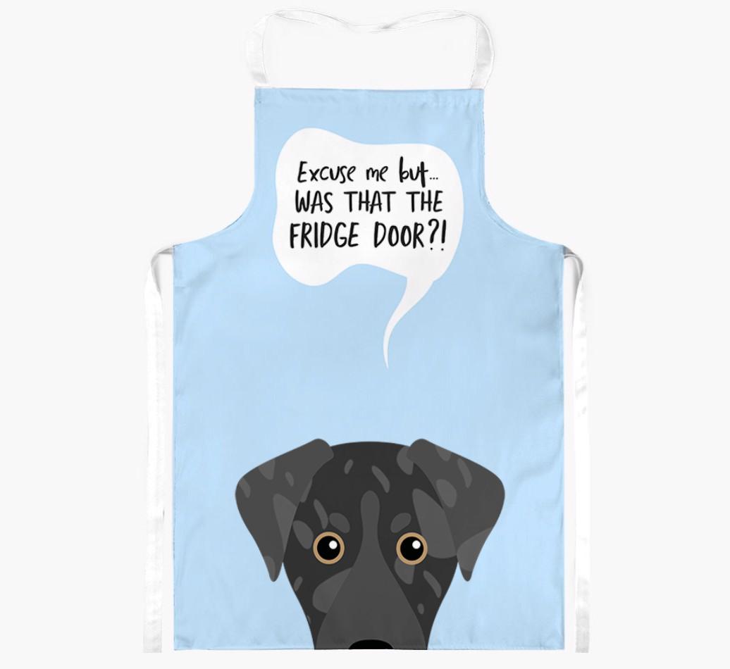 Was That The Fridge Door: Personalized {breedFullName} Apron