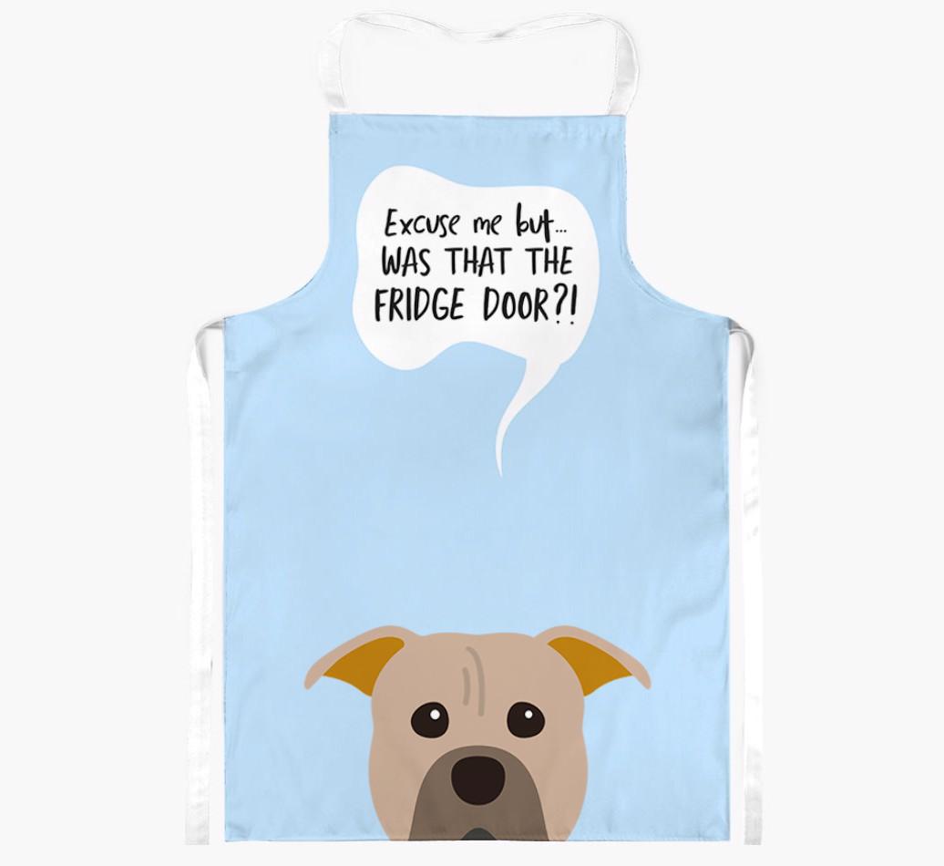 Was That The Fridge Door: Personalized {breedFullName} Apron