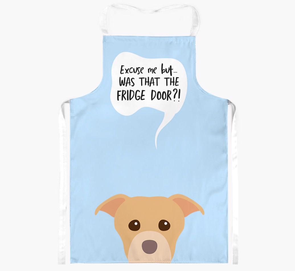 Was That The Fridge Door: Personalized {breedFullName} Apron