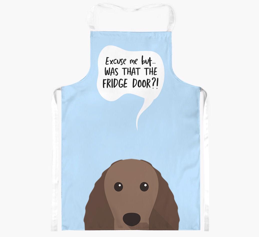 Was That The Fridge Door: Personalized {breedFullName} Apron