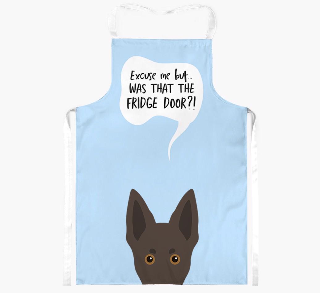 Was That The Fridge Door: Personalized {breedFullName} Apron