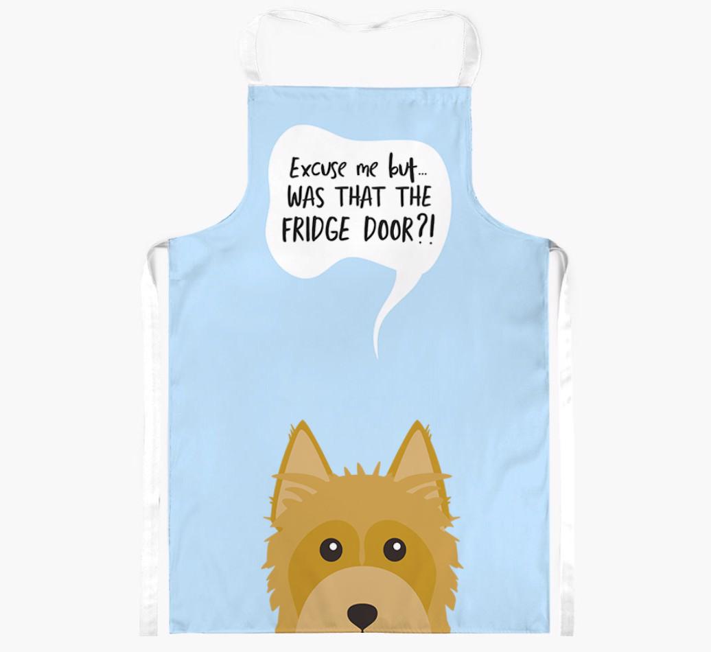 Was That The Fridge Door: Personalized {breedFullName} Apron