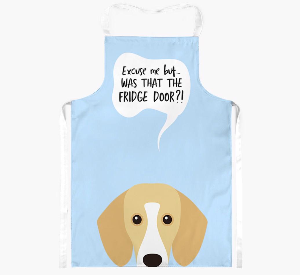 Was That The Fridge Door: Personalized {breedFullName} Apron