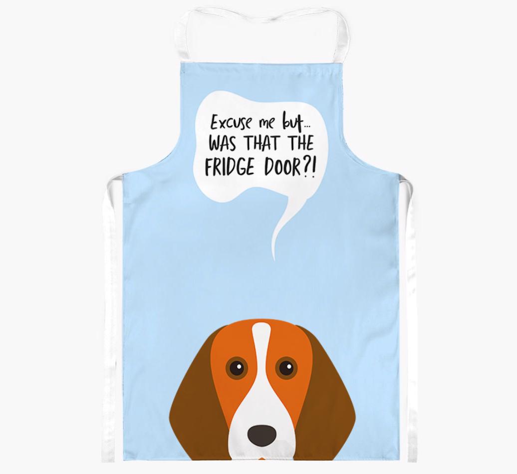 Was That The Fridge Door: Personalized {breedFullName} Apron