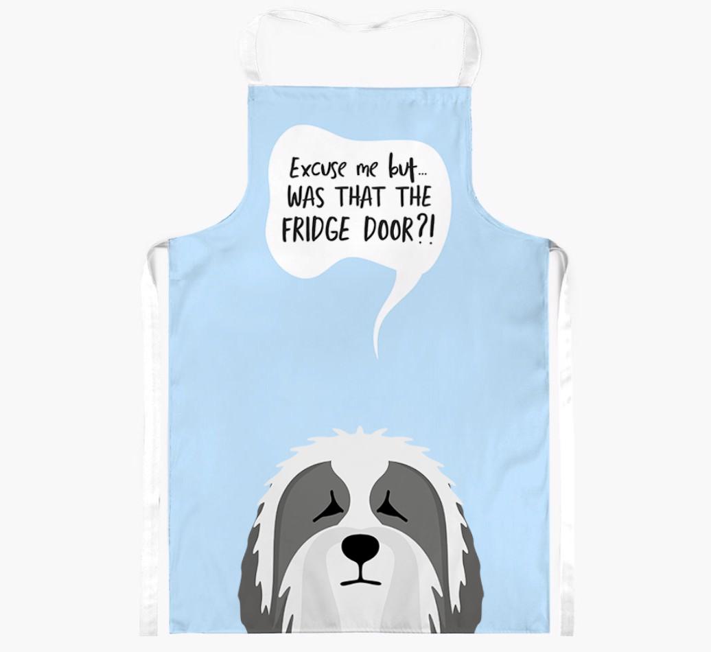 Was That The Fridge Door: Personalized {breedFullName} Apron