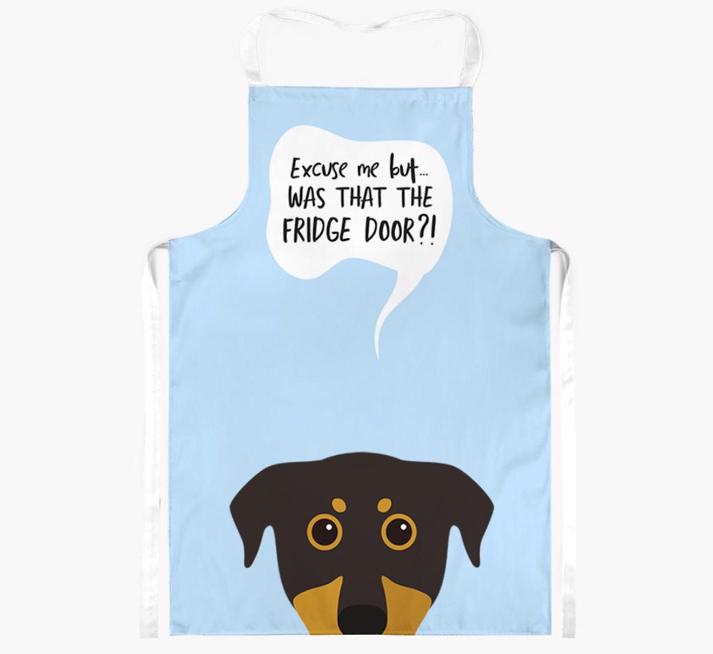 Was That The Fridge Door: Personalized {breedFullName} Apron