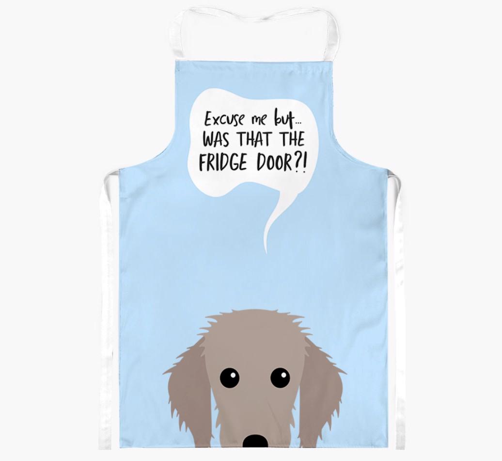 Was That The Fridge Door: Personalized {breedFullName} Apron