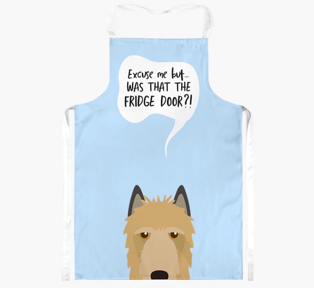 Was That The Fridge Door: Personalized {breedFullName} Apron