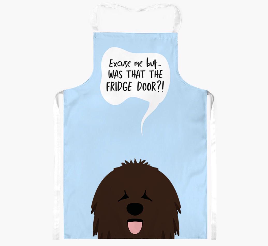 Was That The Fridge Door: Personalized {breedFullName} Apron