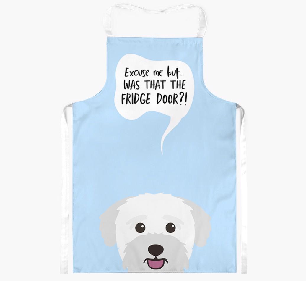 Was That The Fridge Door: Personalized {breedFullName} Apron