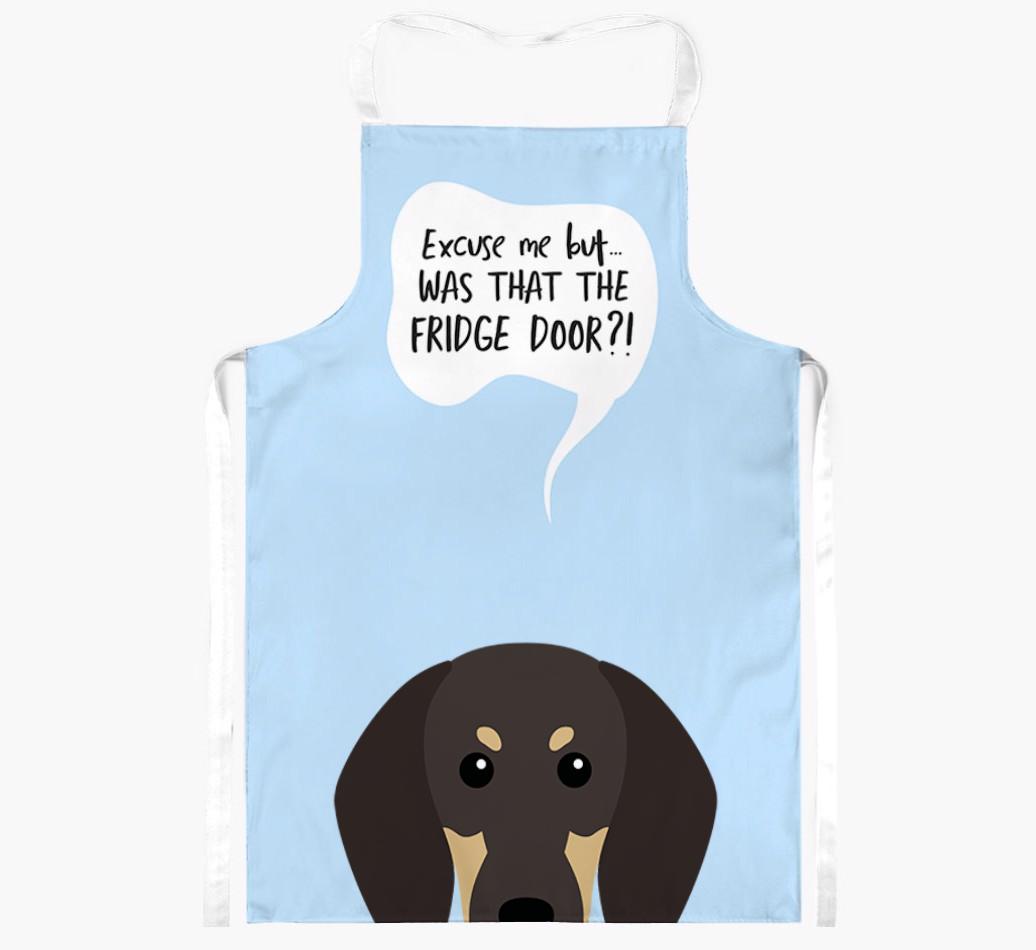 Was That The Fridge Door: Personalized {breedFullName} Apron