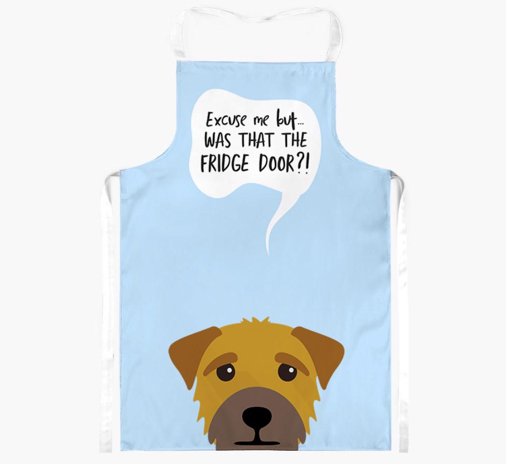 Was That The Fridge Door: Personalized {breedFullName} Apron