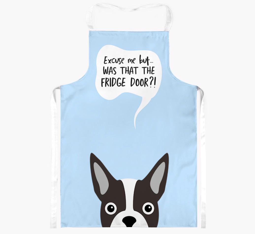 Was That The Fridge Door: Personalized {breedFullName} Apron