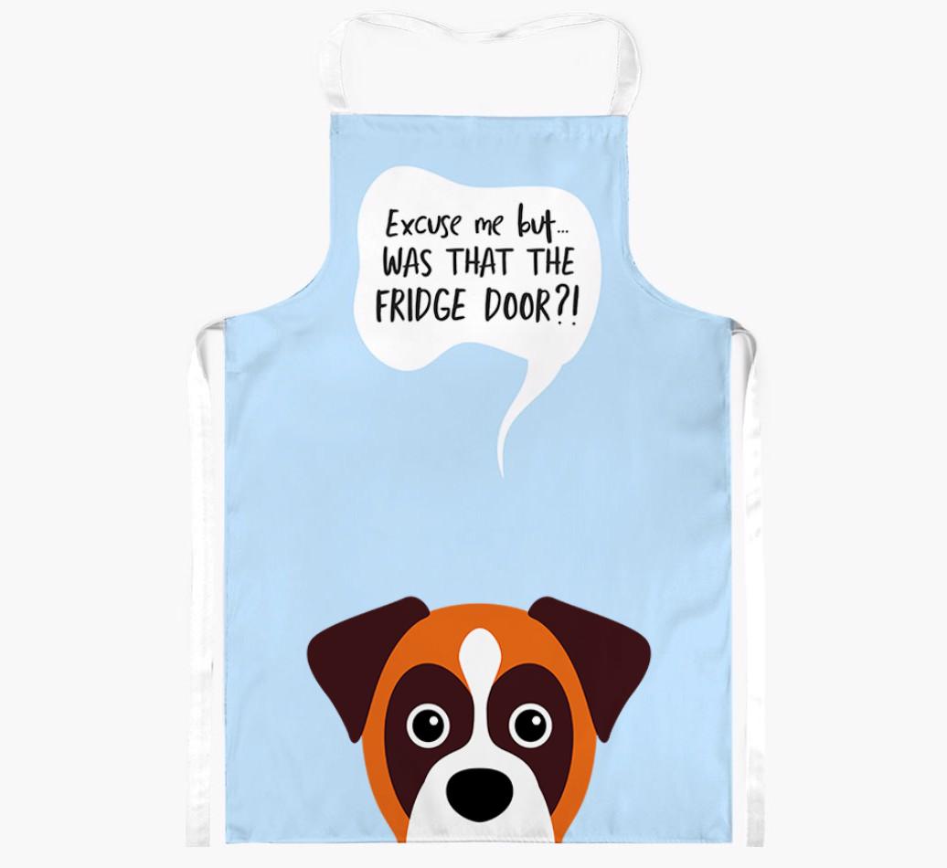 Was That The Fridge Door: Personalized {breedFullName} Apron