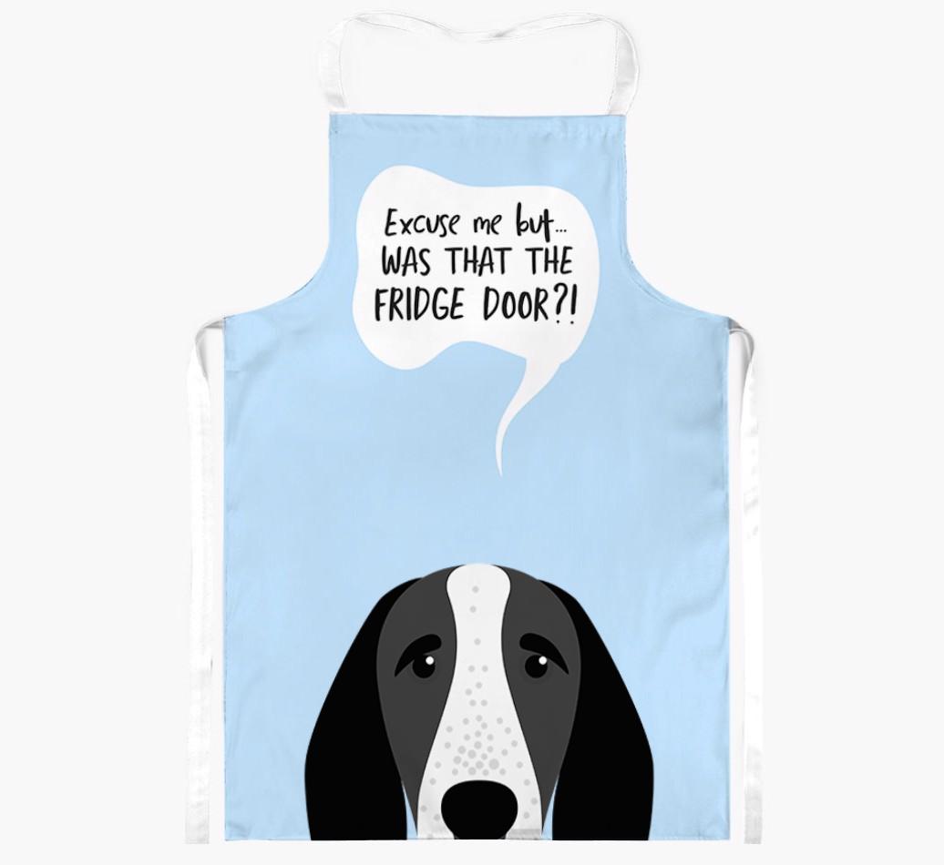 Was That The Fridge Door: Personalized {breedFullName} Apron
