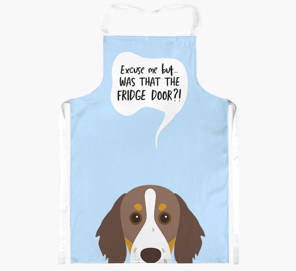 Was That The Fridge Door: Personalized {breedFullName} Apron