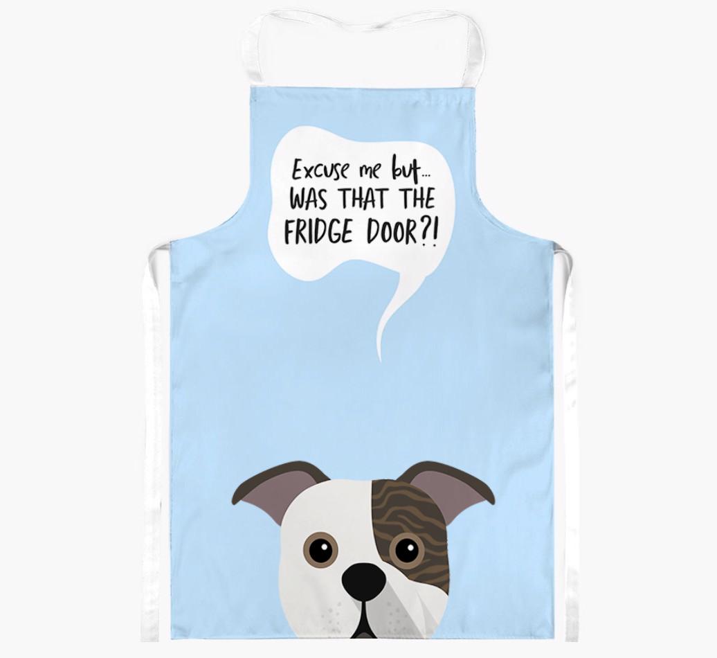 Was That The Fridge Door: Personalized {breedFullName} Apron