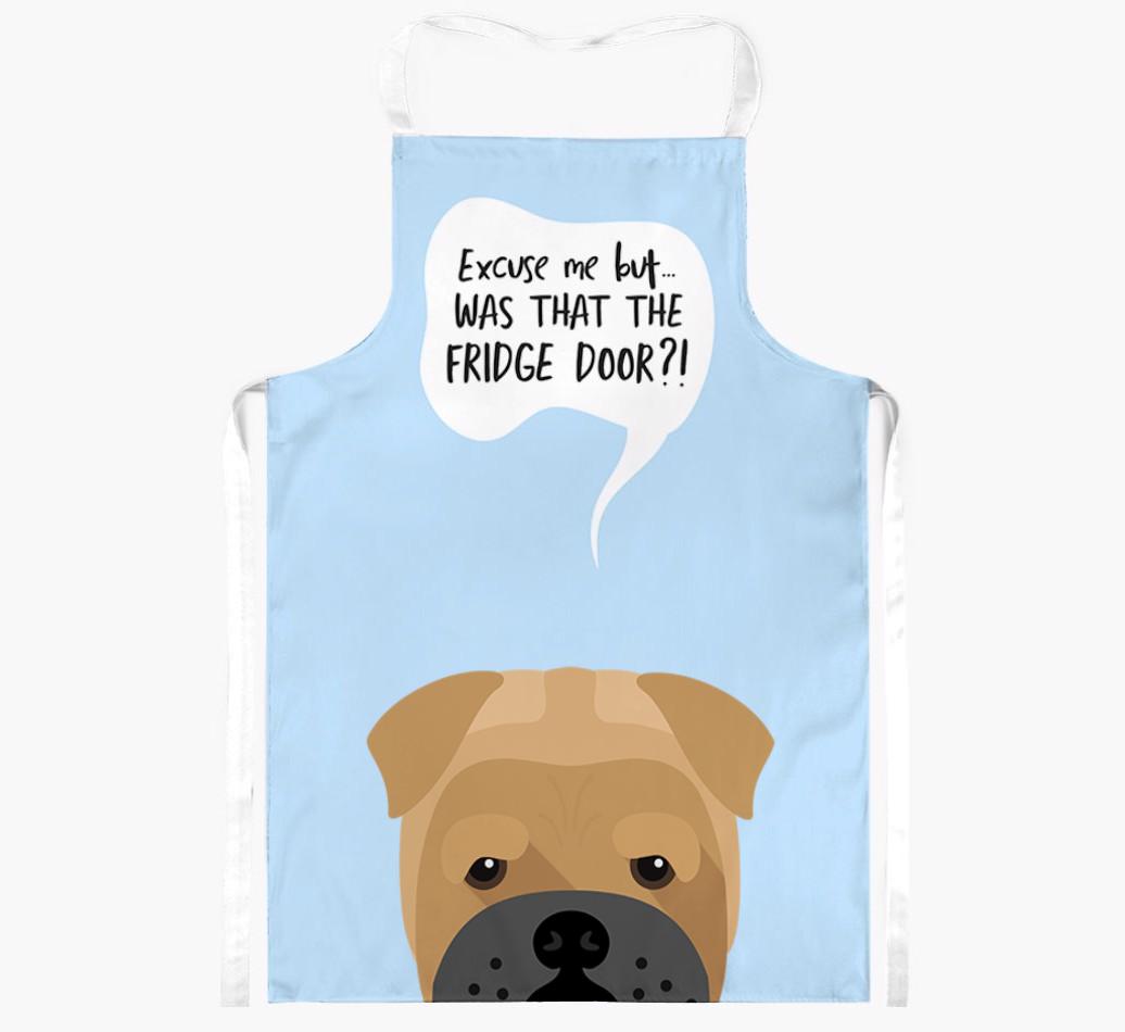 Was That The Fridge Door: Personalized {breedFullName} Apron
