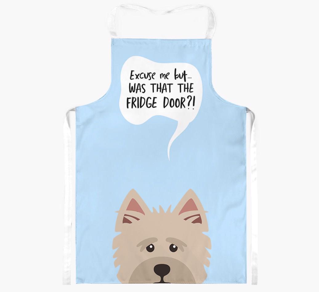 Was That The Fridge Door: Personalized {breedFullName} Apron
