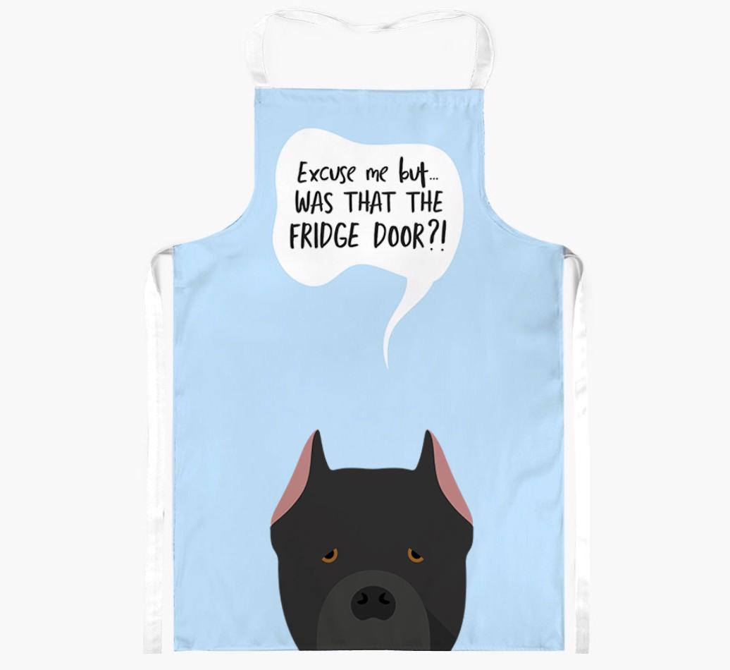 Was That The Fridge Door: Personalized {breedFullName} Apron