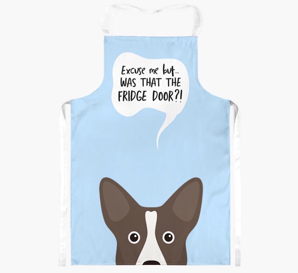 Was That The Fridge Door: Personalized {breedFullName} Apron