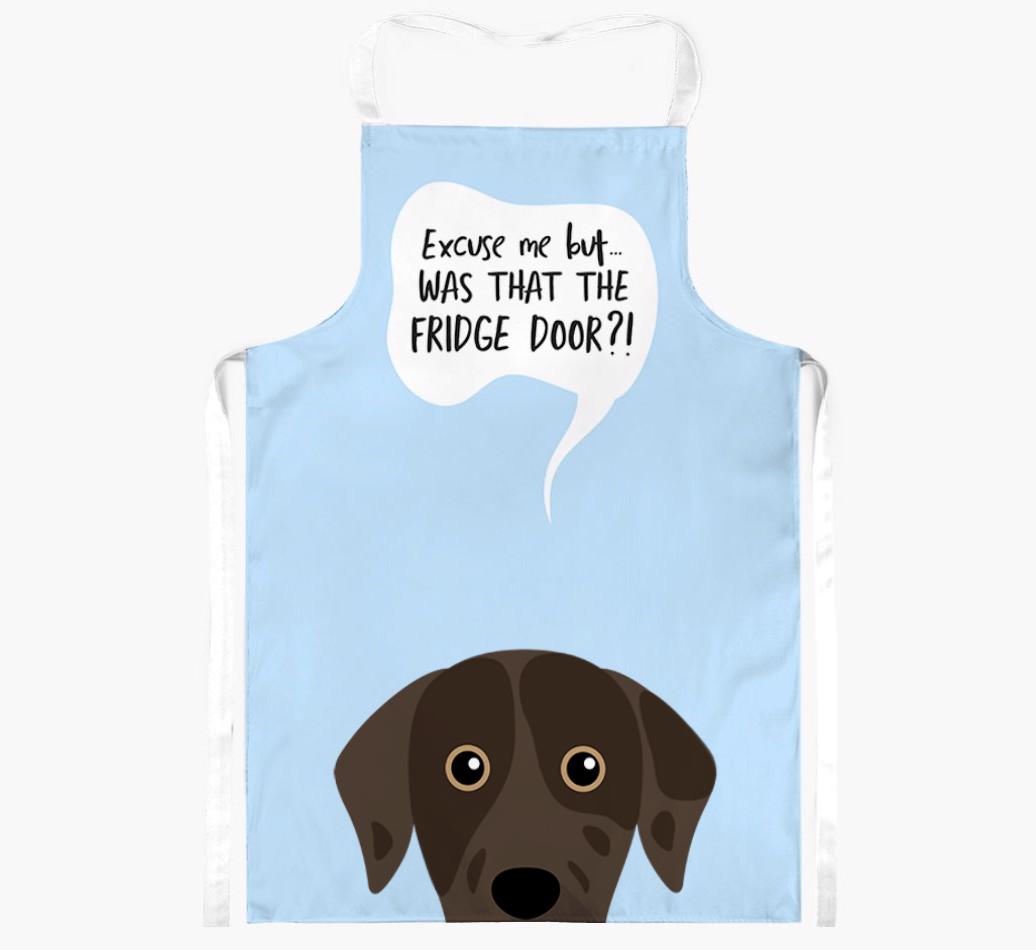 Was That The Fridge Door: Personalized {breedFullName} Apron