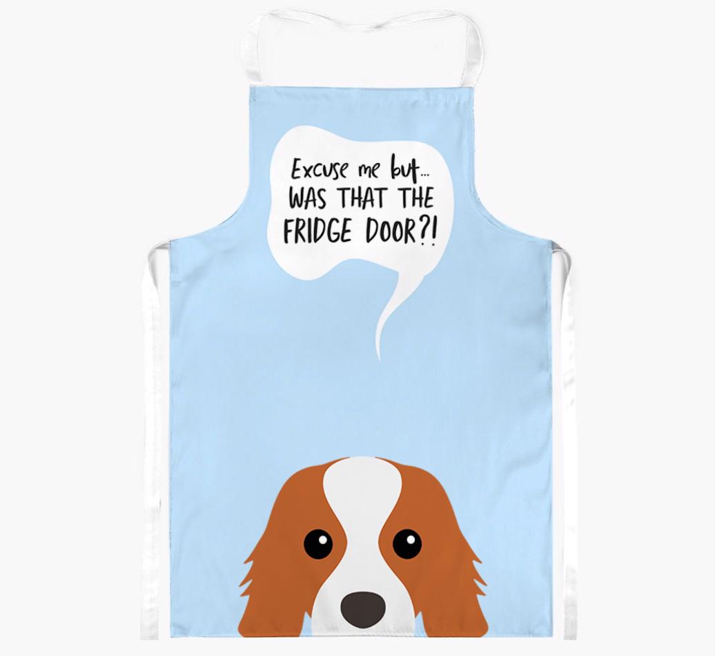 Was That The Fridge Door: Personalized {breedFullName} Apron