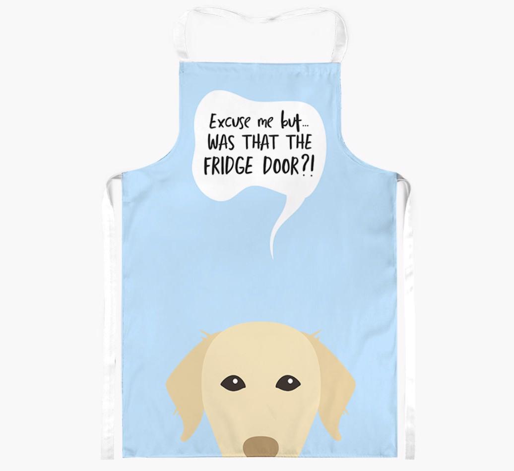 Was That The Fridge Door: Personalized {breedFullName} Apron